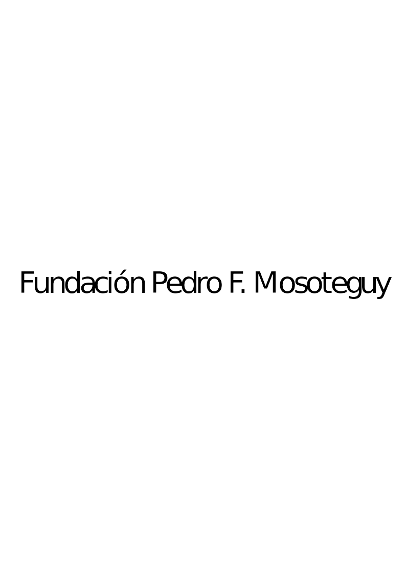 Fundación Pedro F. Mosoteguy
